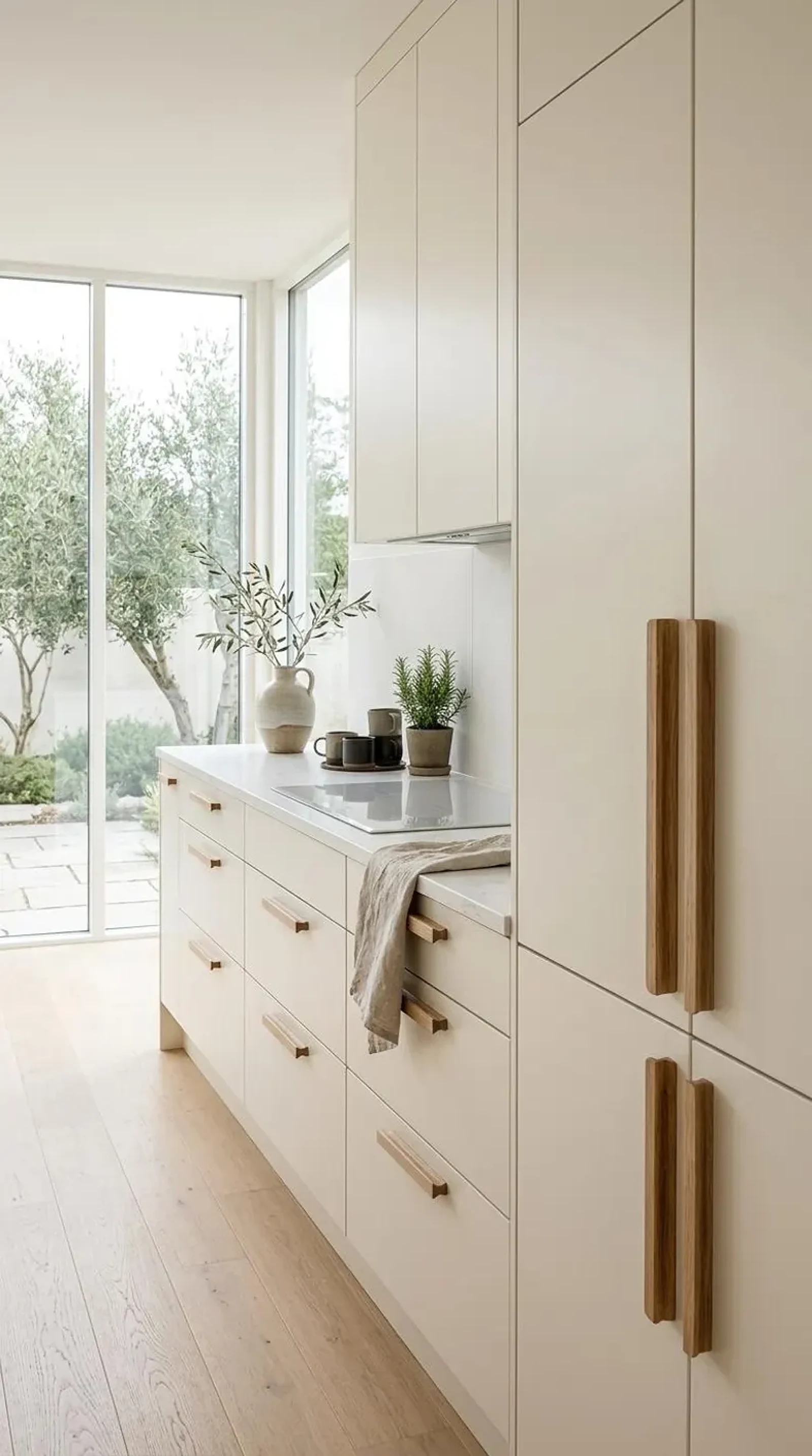 Oak Contour Handle