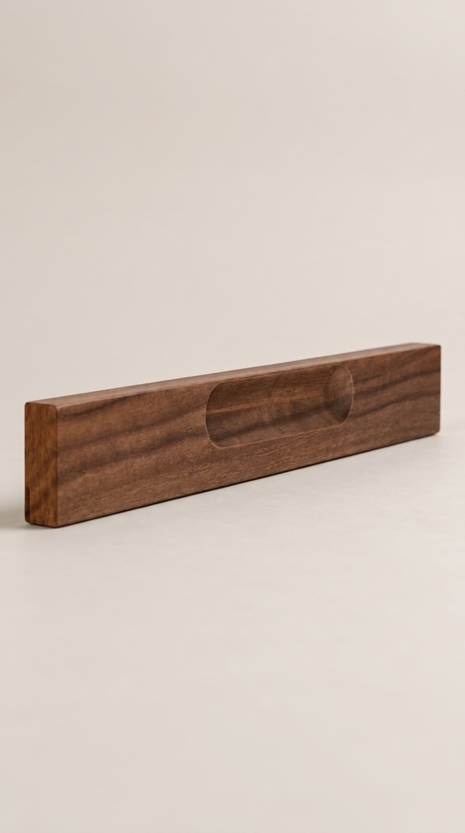 Walnut Cove Handle in Natural finish