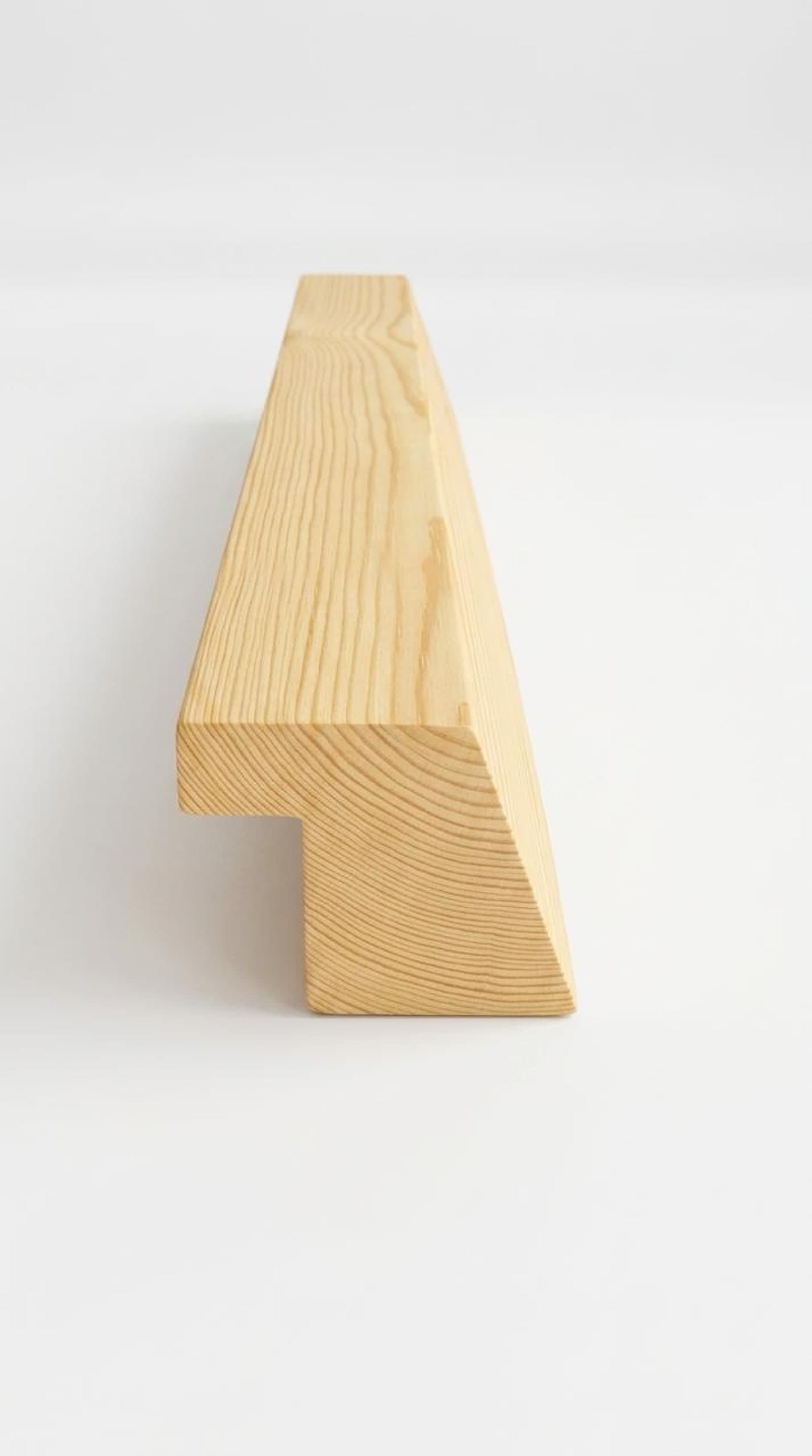 Pine Bevel Edge Handle