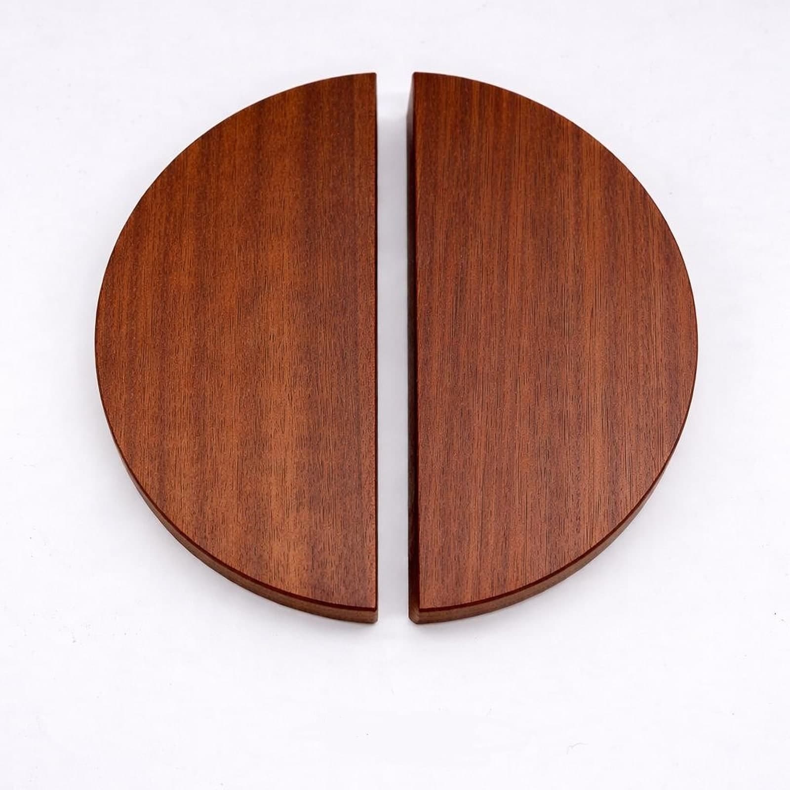 Sapele Half Moon Handle