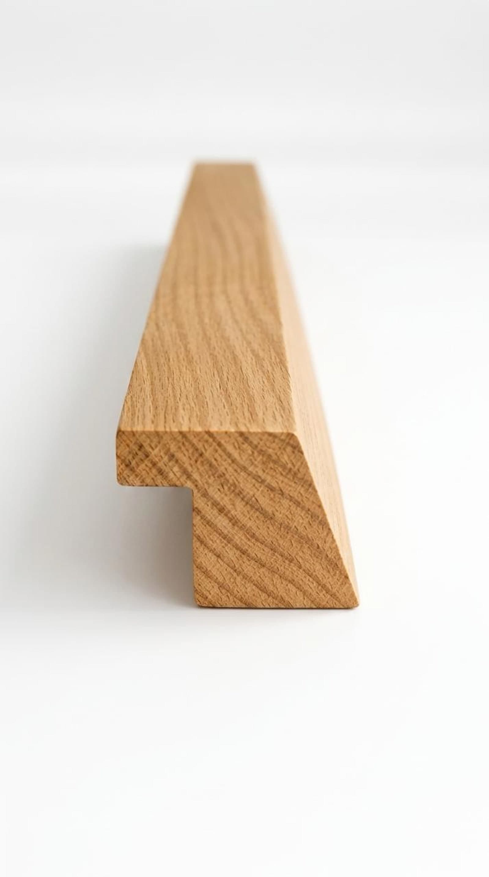 Oak Bevel Edge Handle